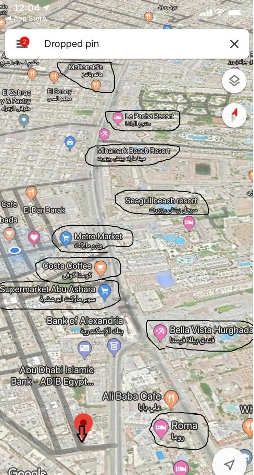 Roma Apartment Hurghada Bagian luar foto